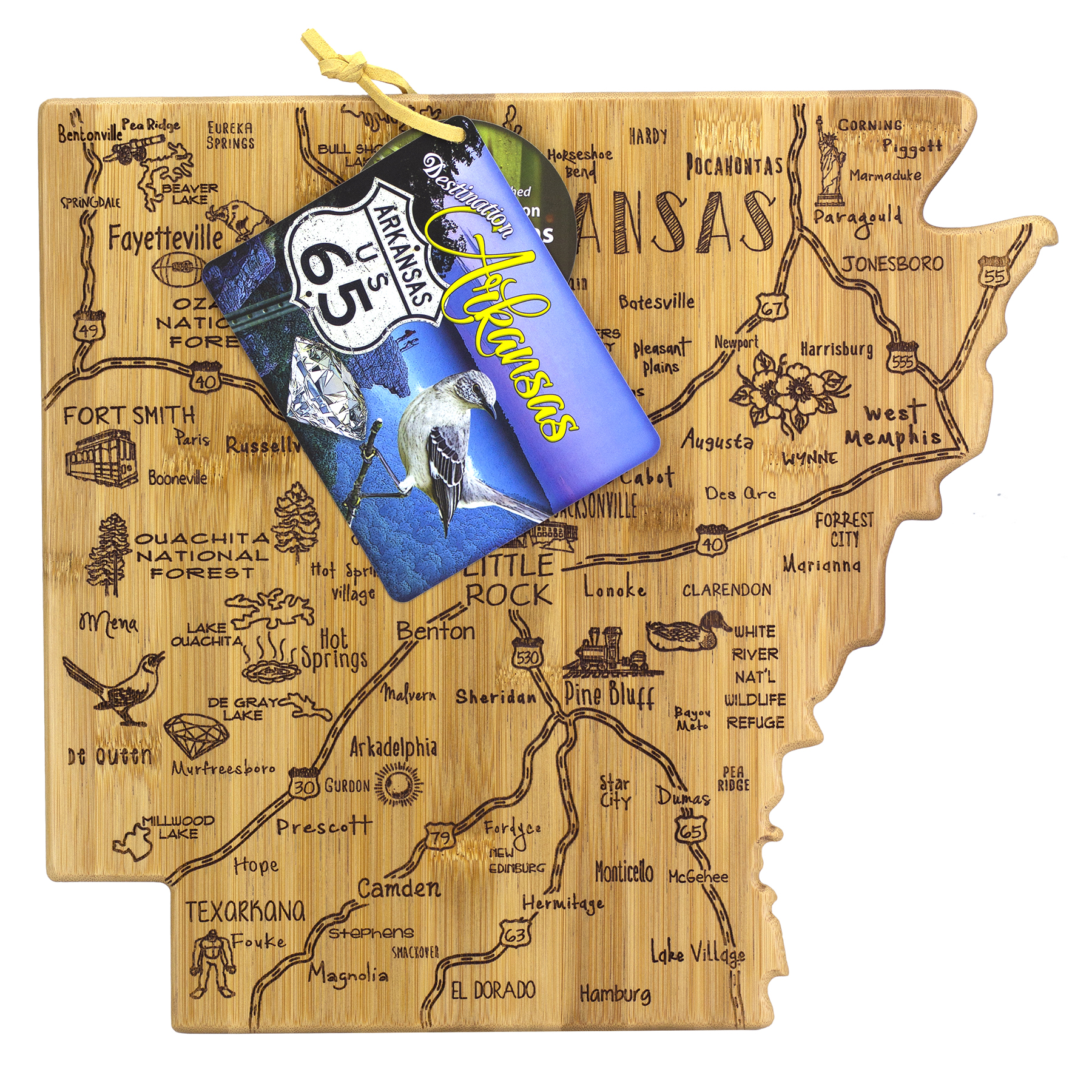Destination Arkansas Cutting & Serving Board 7