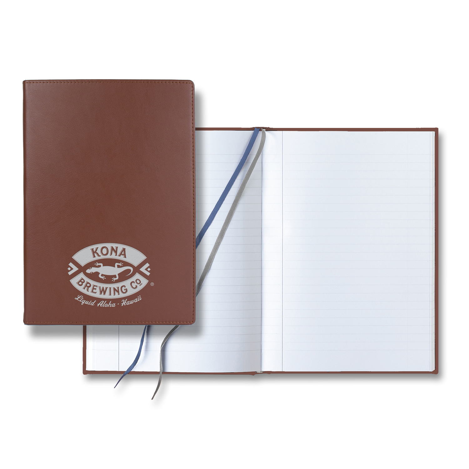 Castelli Calf Leather Grande Lined White Page Journal 4