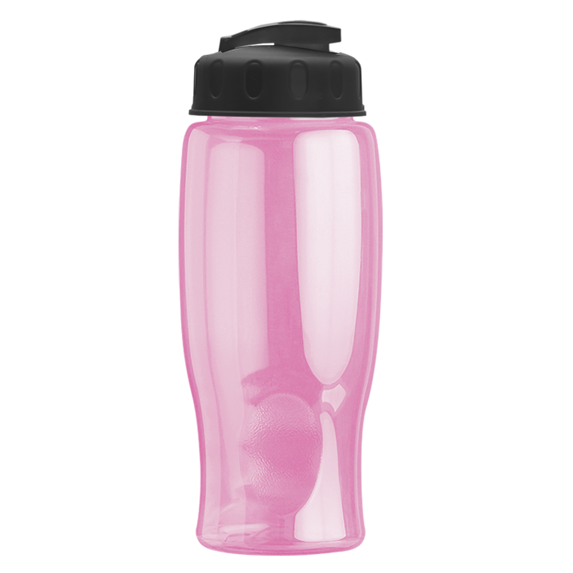 Poly-pure - 27 oz. Transparent Bottle with USA Flip 3