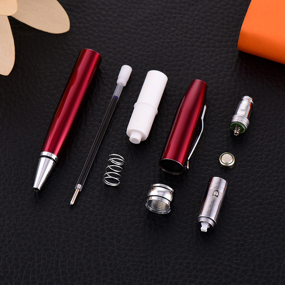 Metal Ball Pen with LED Lights 5