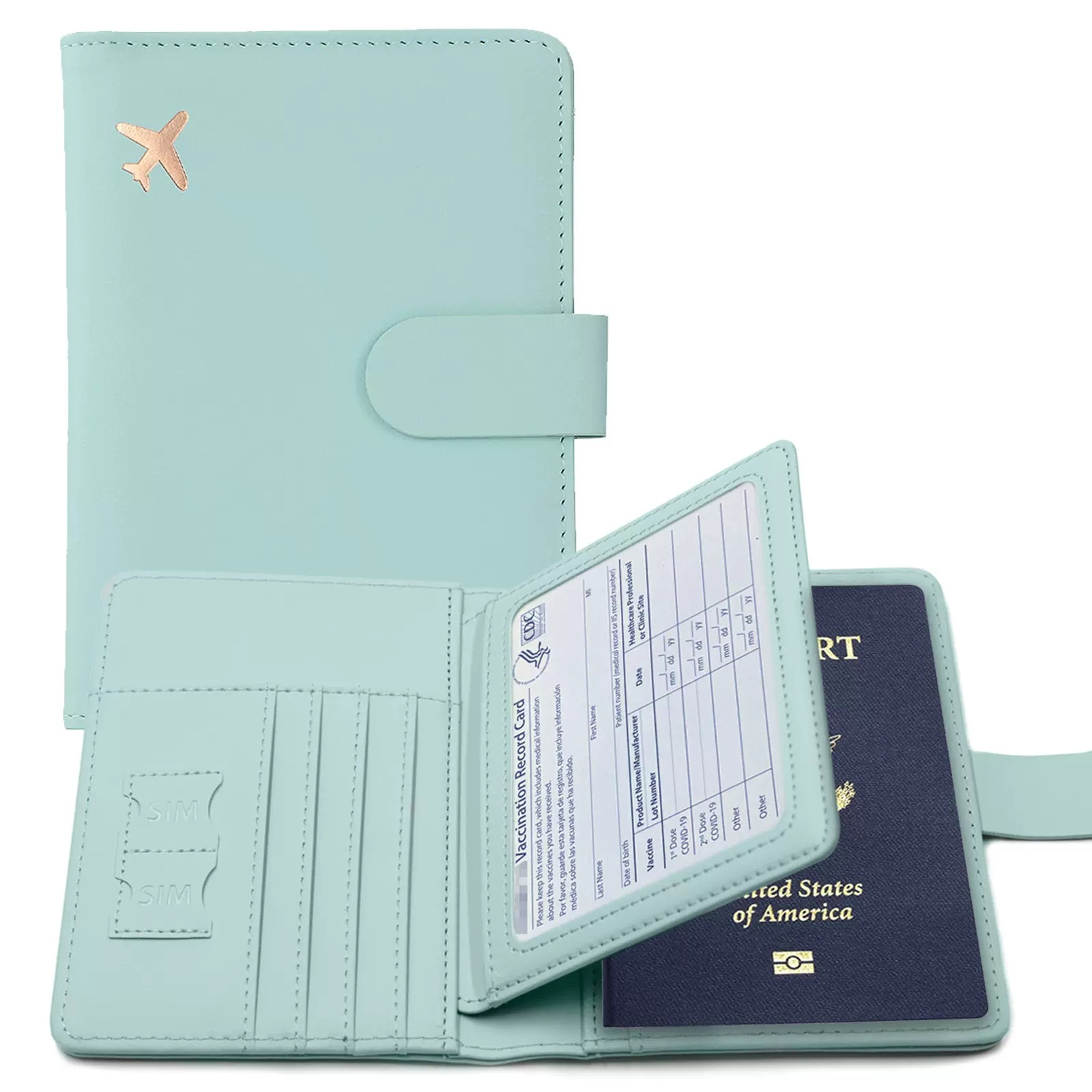 Rfid Passport Holder Covers Case 4
