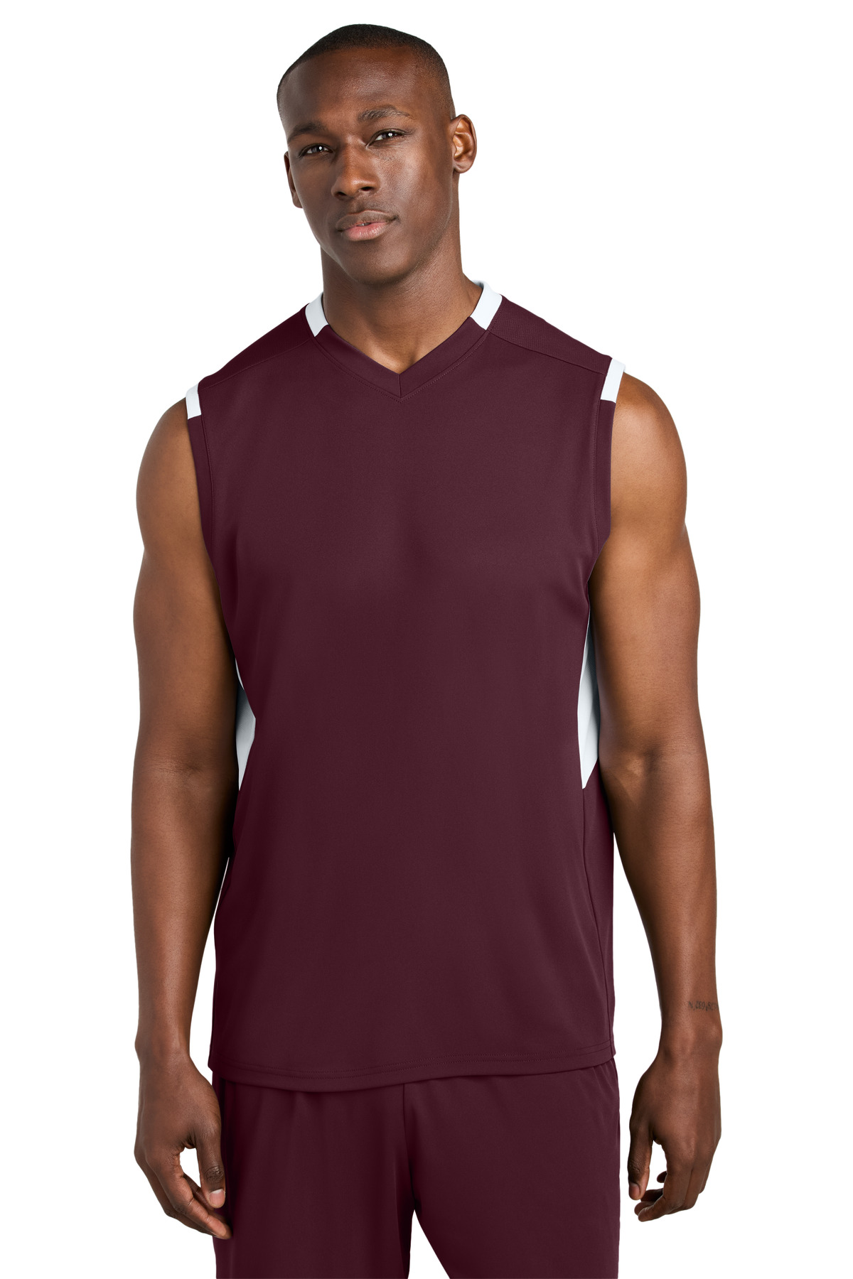 Sport-Tek Club Sleeveless V-Neck ST441 6
