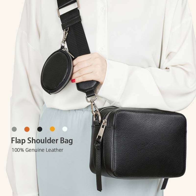 Genuine Soft Leather Crossbody Bag 10