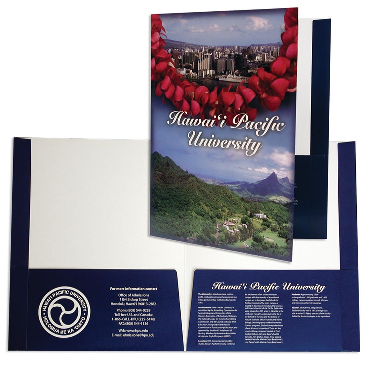 Reinforced Edge Presentation Folders Printed Full Color 16
