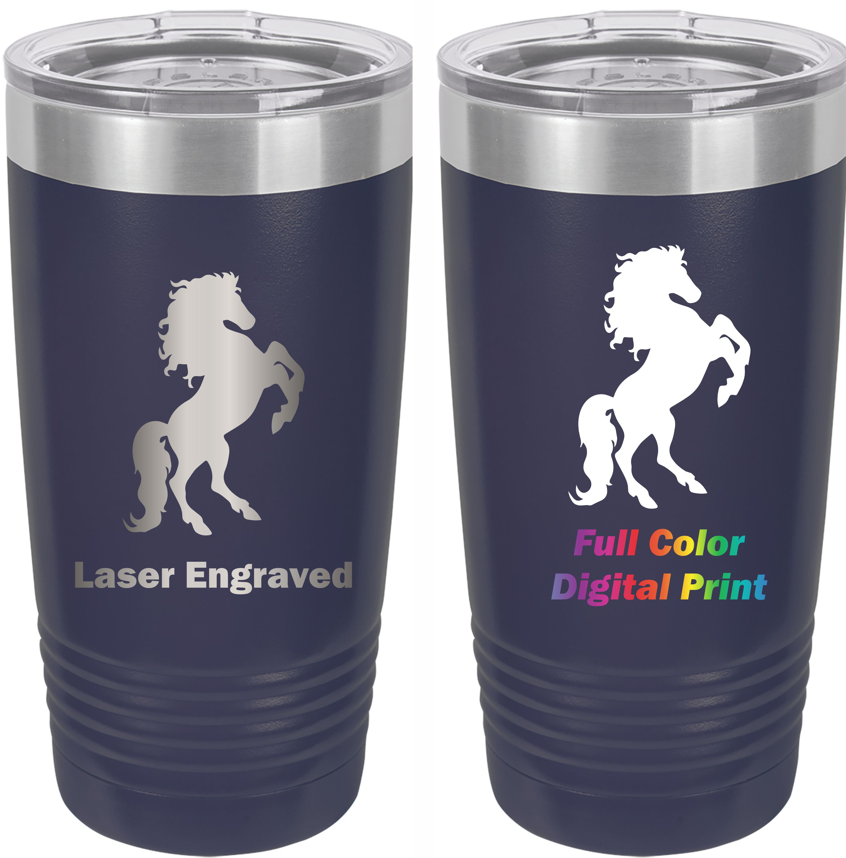 20 Oz. Polar Camel Ringneck Stainless Steel Tumbler w/Slider Lid