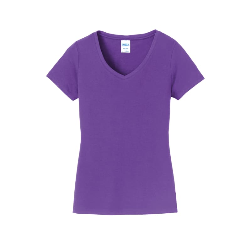 Port & Company Women's Fan Favorite V-Neck Tee. 96