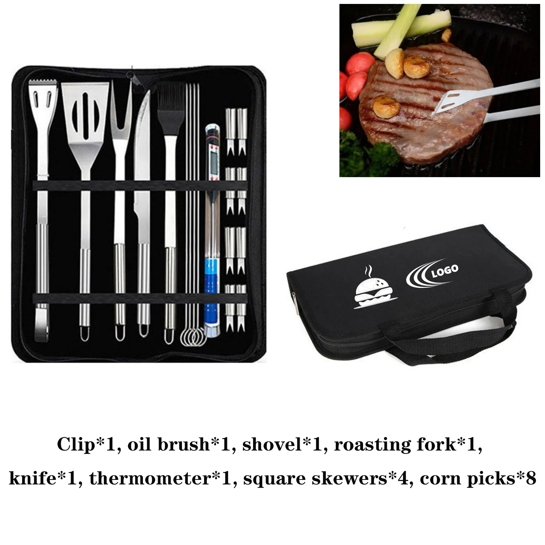 Outdoor Grill Utensils Tools Set 1