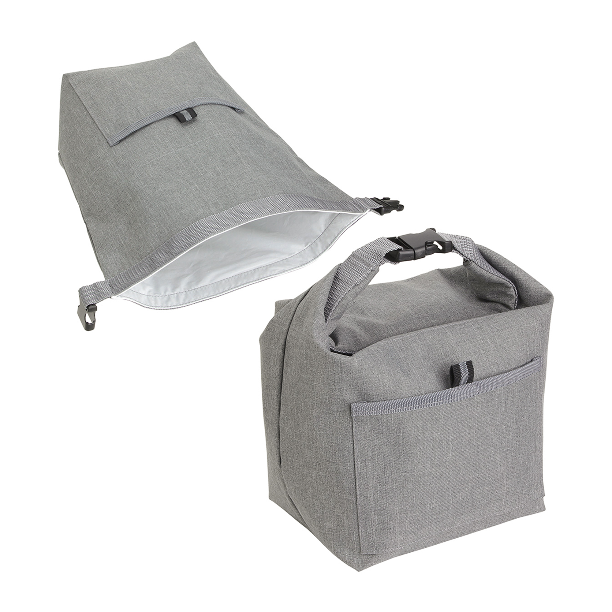 Bellevue Heathered Polyester Insulated Lunch Tote 6