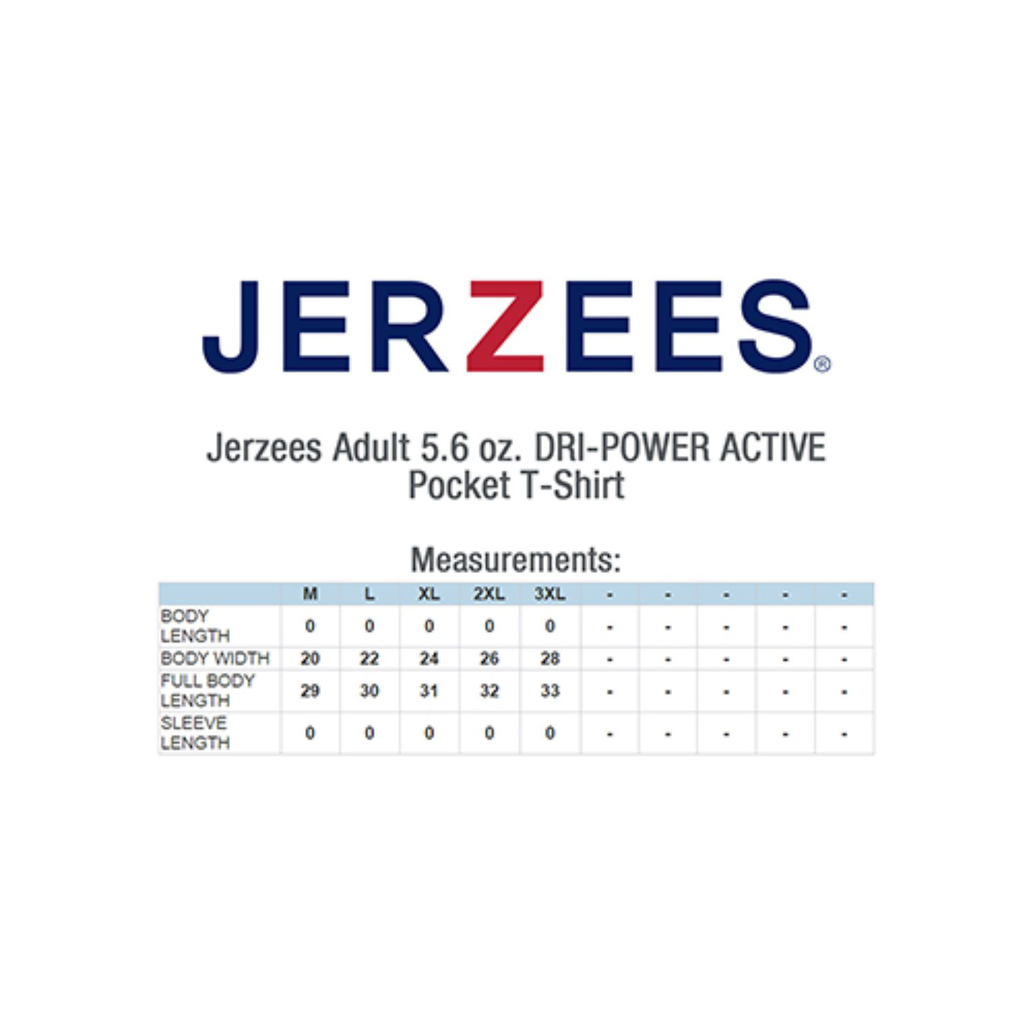 Jerzees 5.6 oz 50/50 Cotton / Polyester T-Shirt w/ Pocket 2