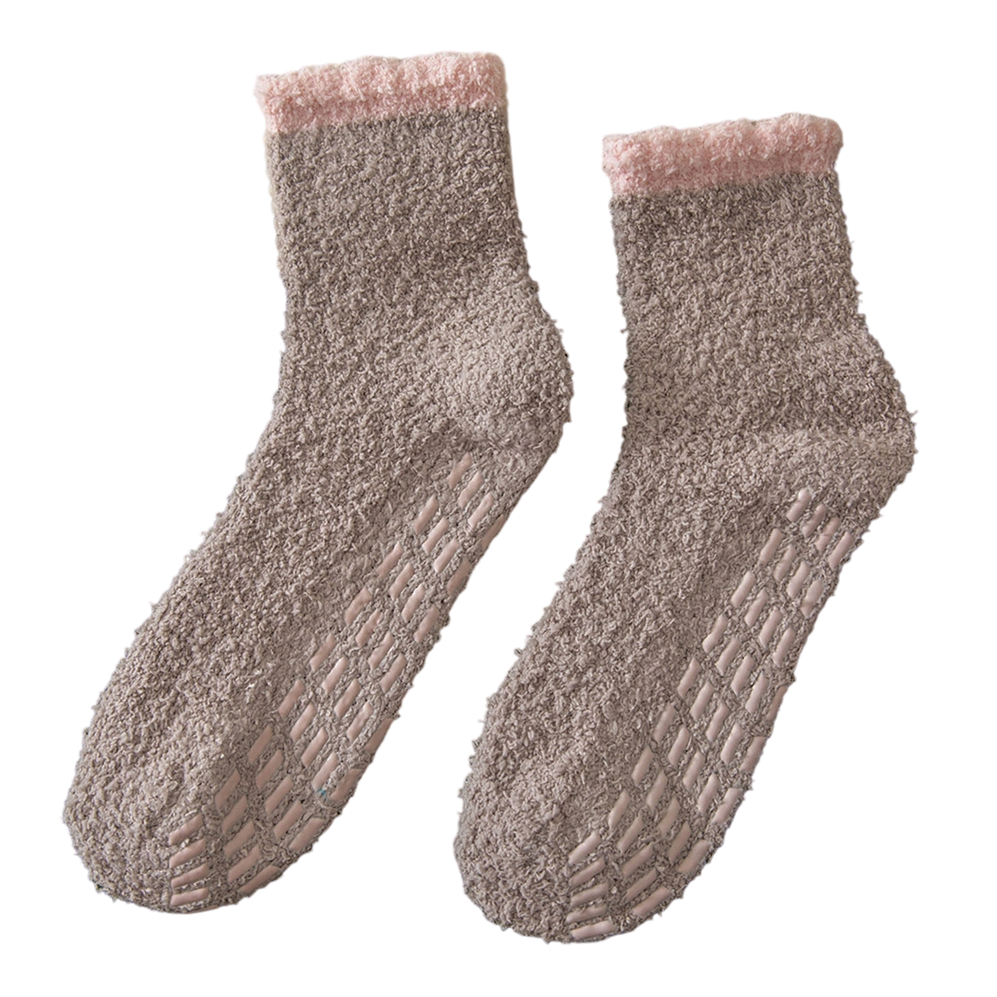 Polyester Non Slip Winter Sock Thickened Warm Grip Design 8
