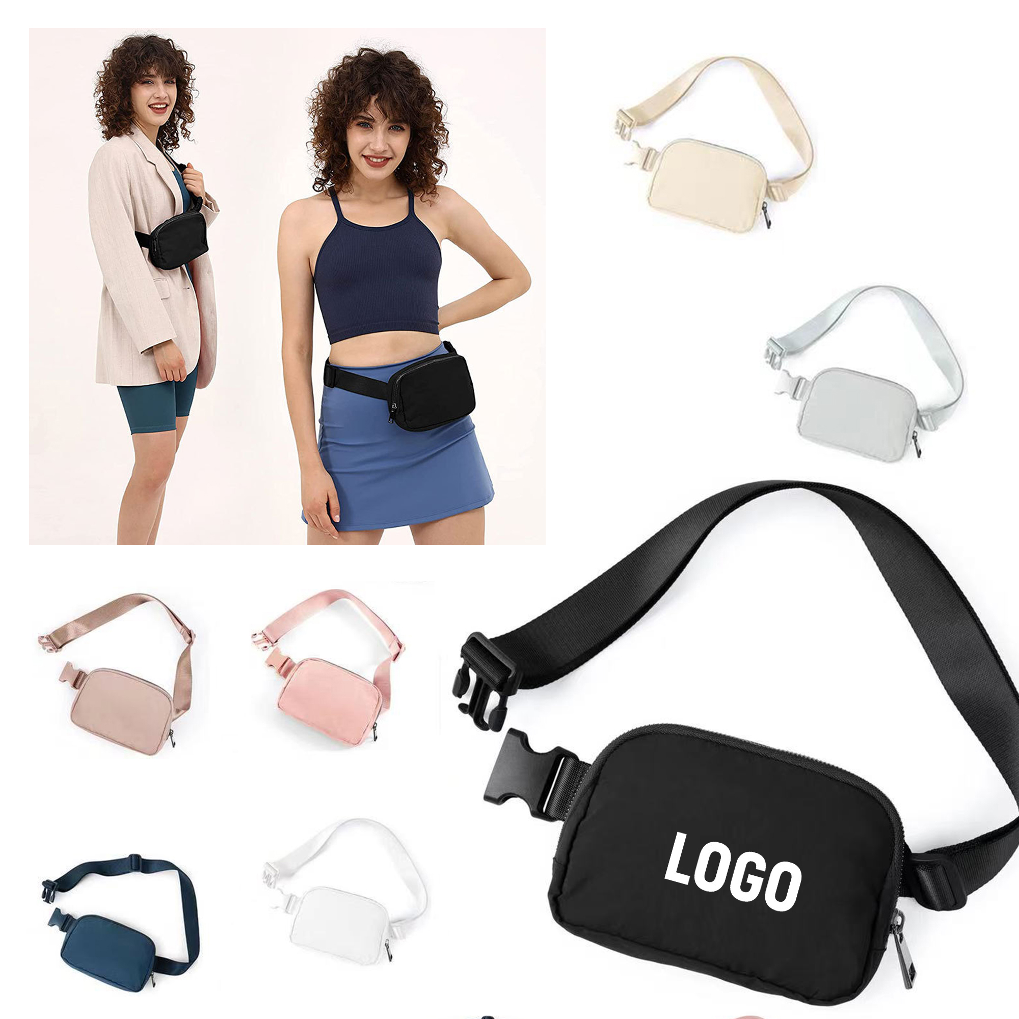 Unisex Mini Belt Bag With Adjustable Strap 4
