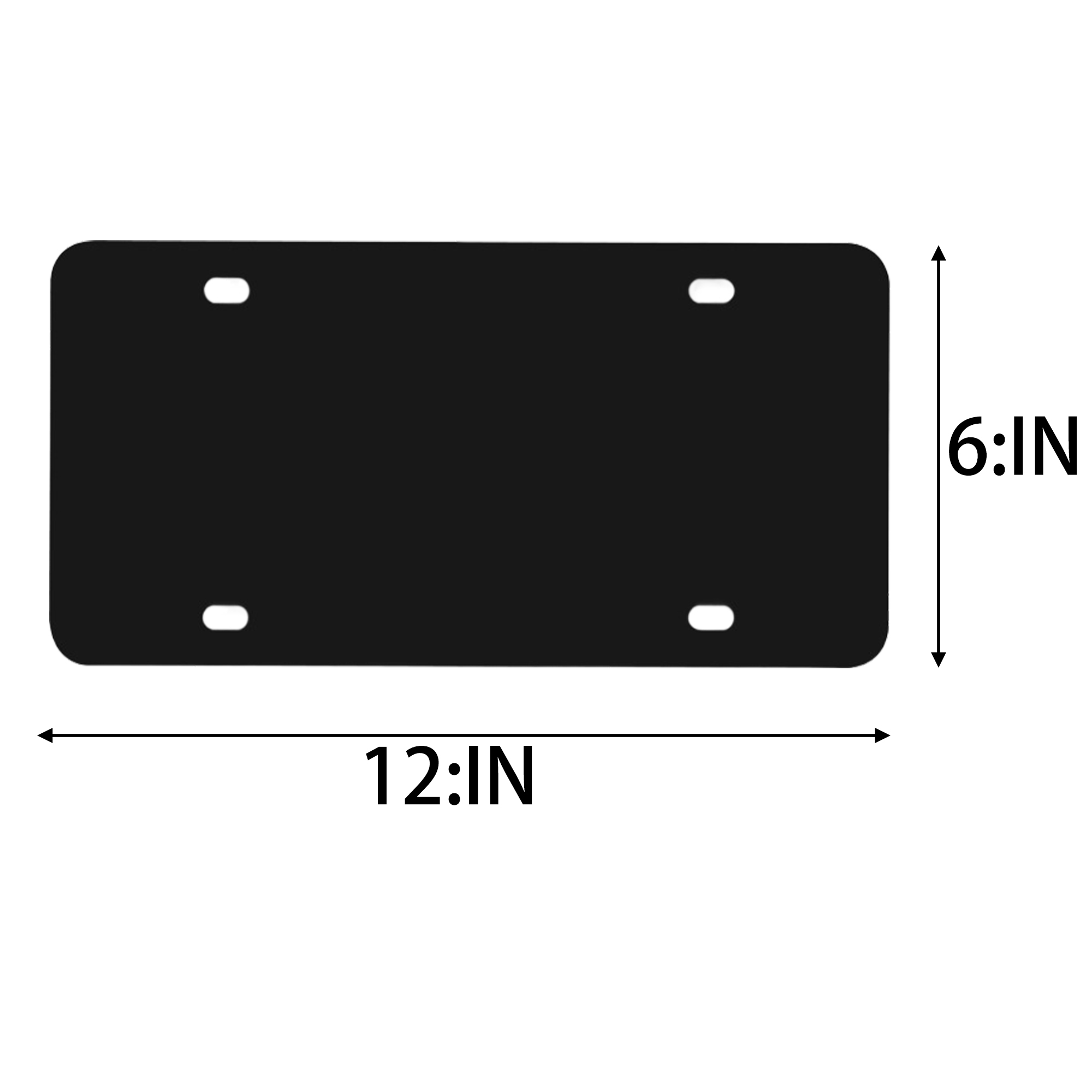 Customizable Metal License Plate for Cars 1