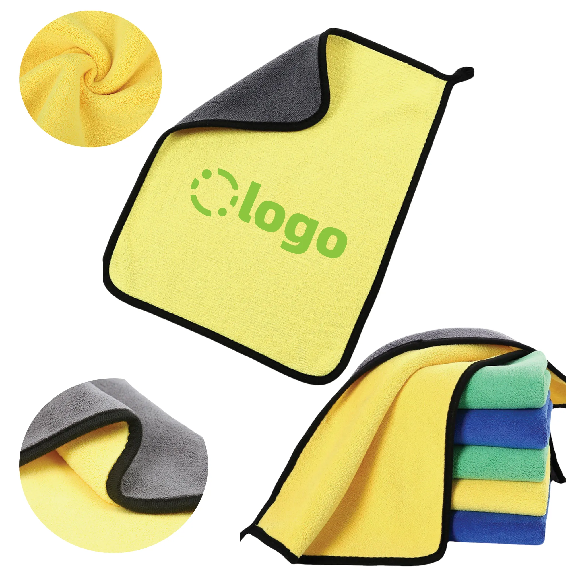 Dual Sided Household Microfiber Towels 5