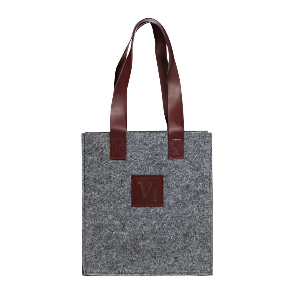 3-Bottle Felt Wine Tote 13