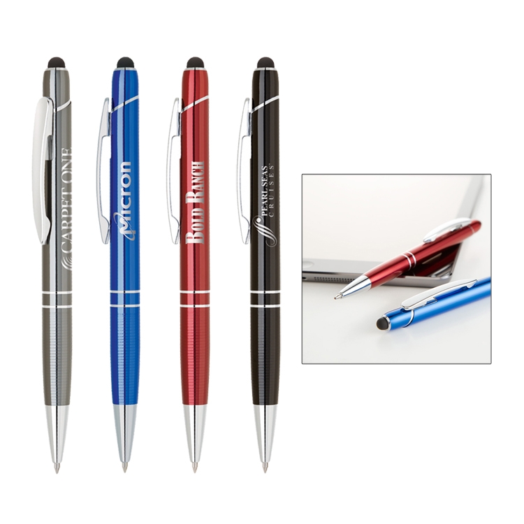 Anodize aluminum ballpoint pen with capacitive stylus 1
