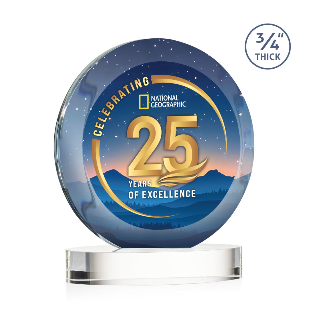 Gibralter Vividprint™ Award on Alberton Base - Clear