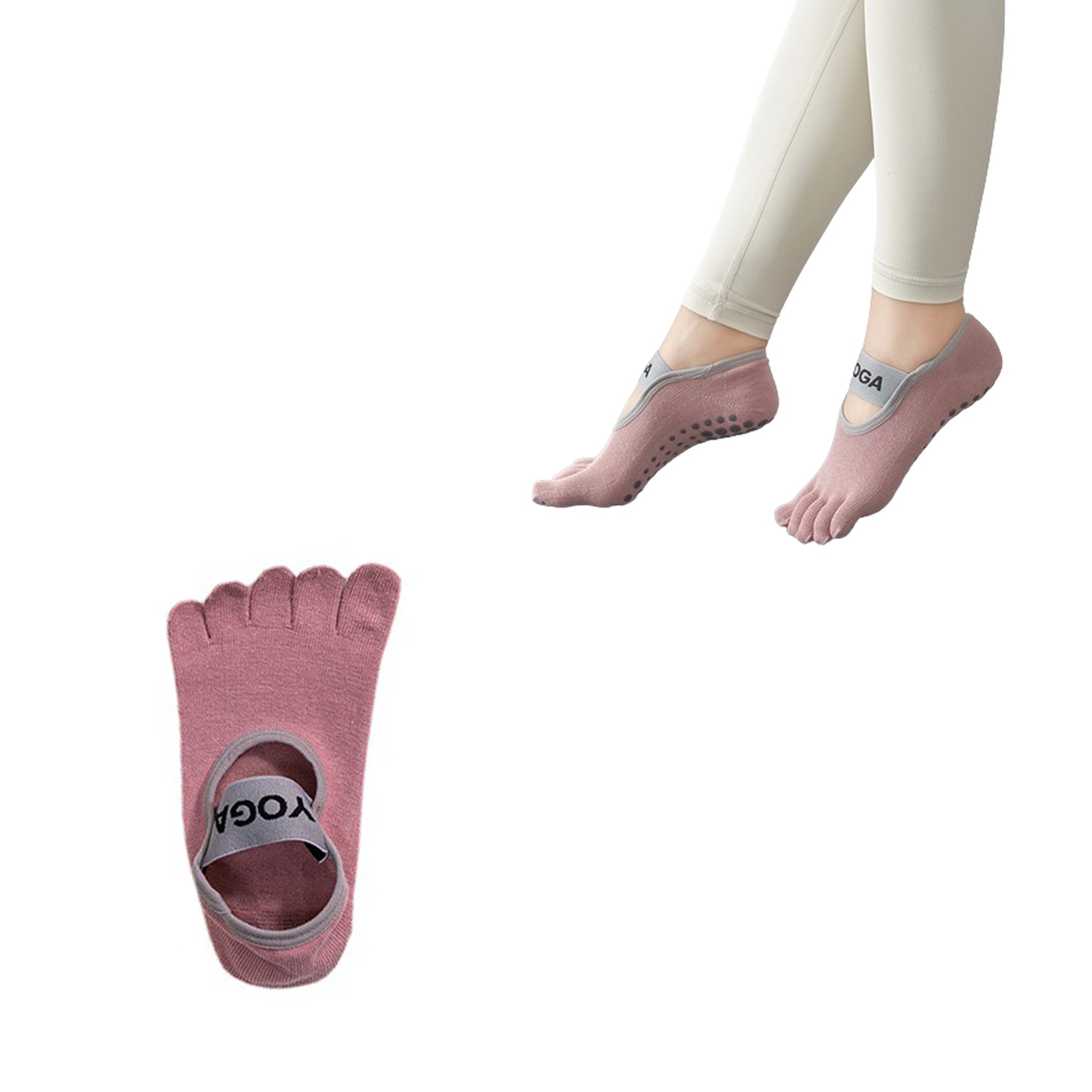 Five Toe Yoga Socks 6