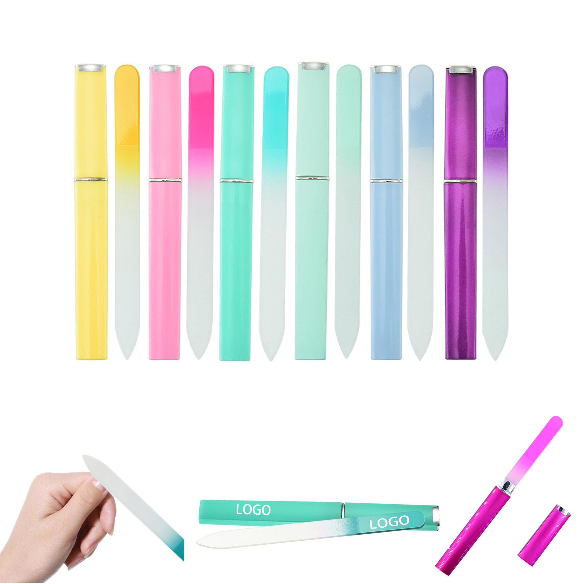 Glass Nail File with Case 1