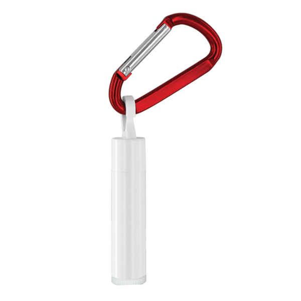 SPF 30 Soy Lip Balm with Carabiner 8