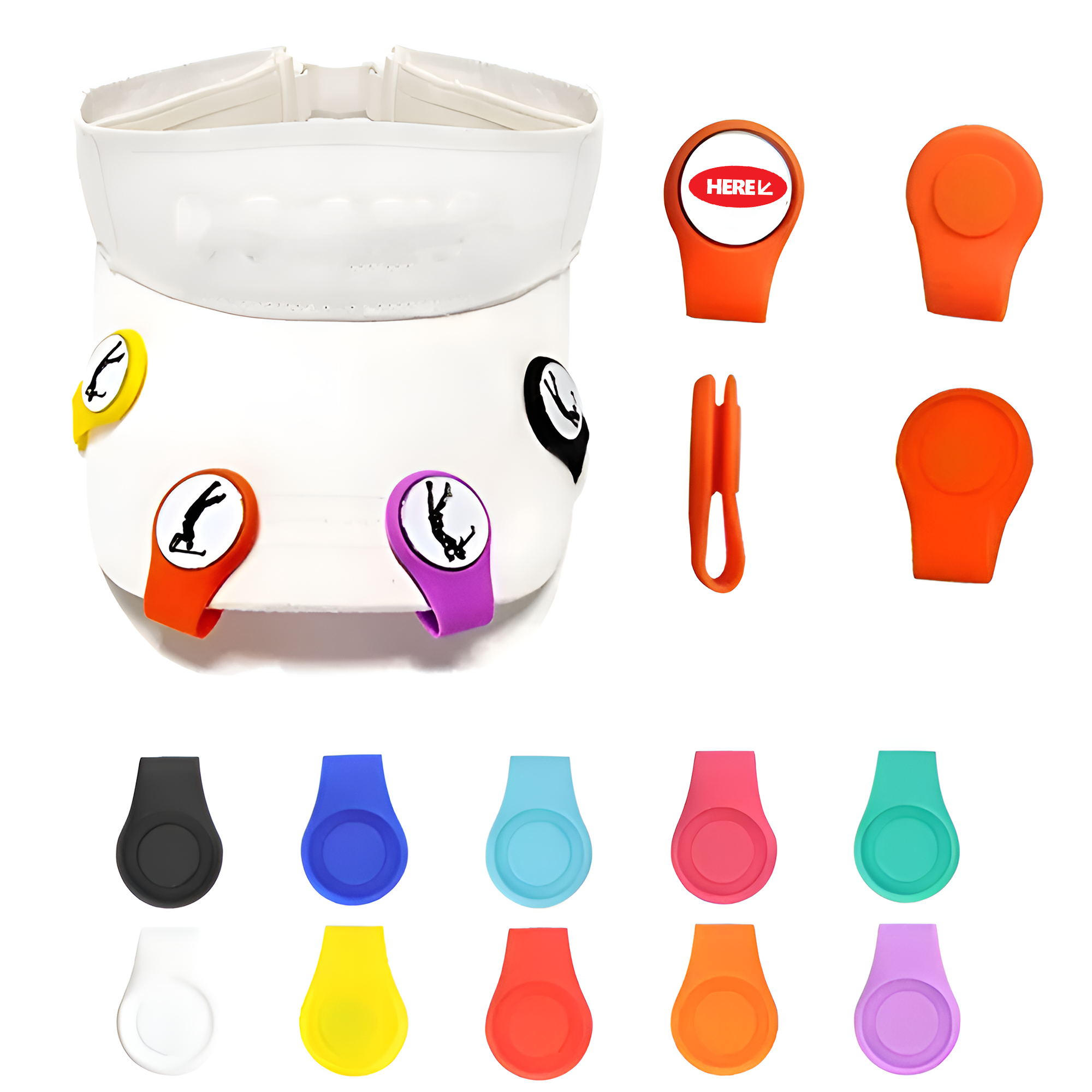 Magnetic Golf Cap Clip 2