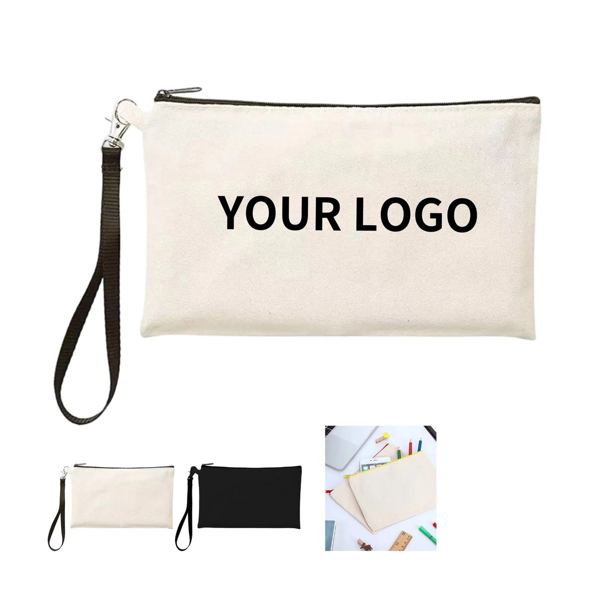Durable Canvas Storage Bag with Handle and Hook 4