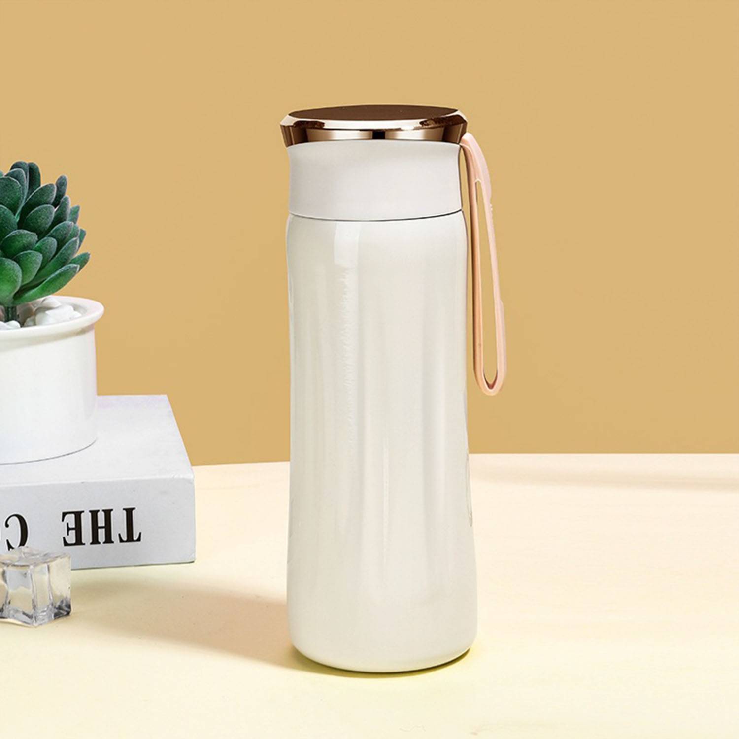 12.3oz Stainless steel portable insulated cup for student 2