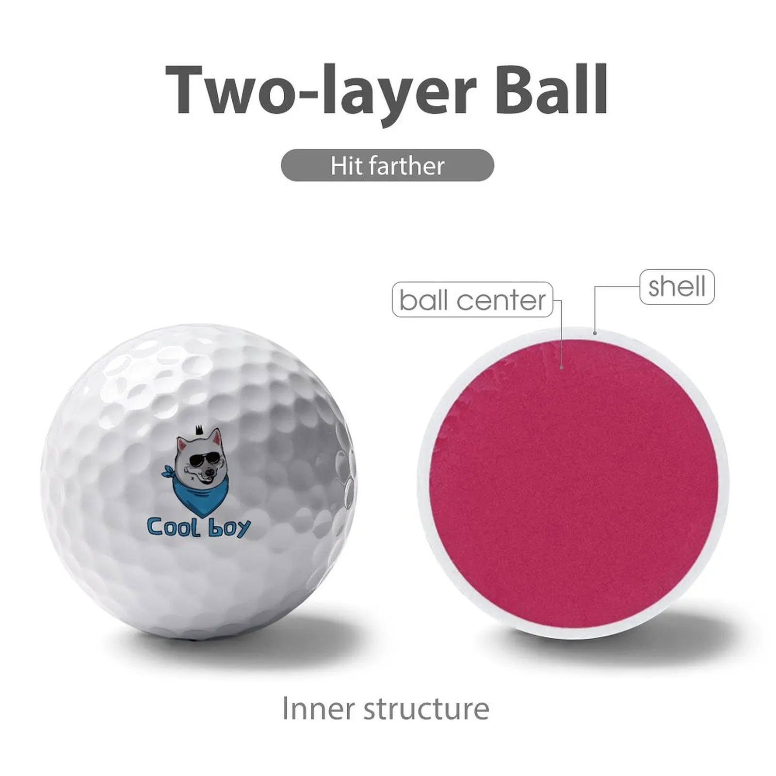 Bulk Custom Golf Balls With Logo - Wholesale Personalized Golf Balls For Corporate Gifts 5