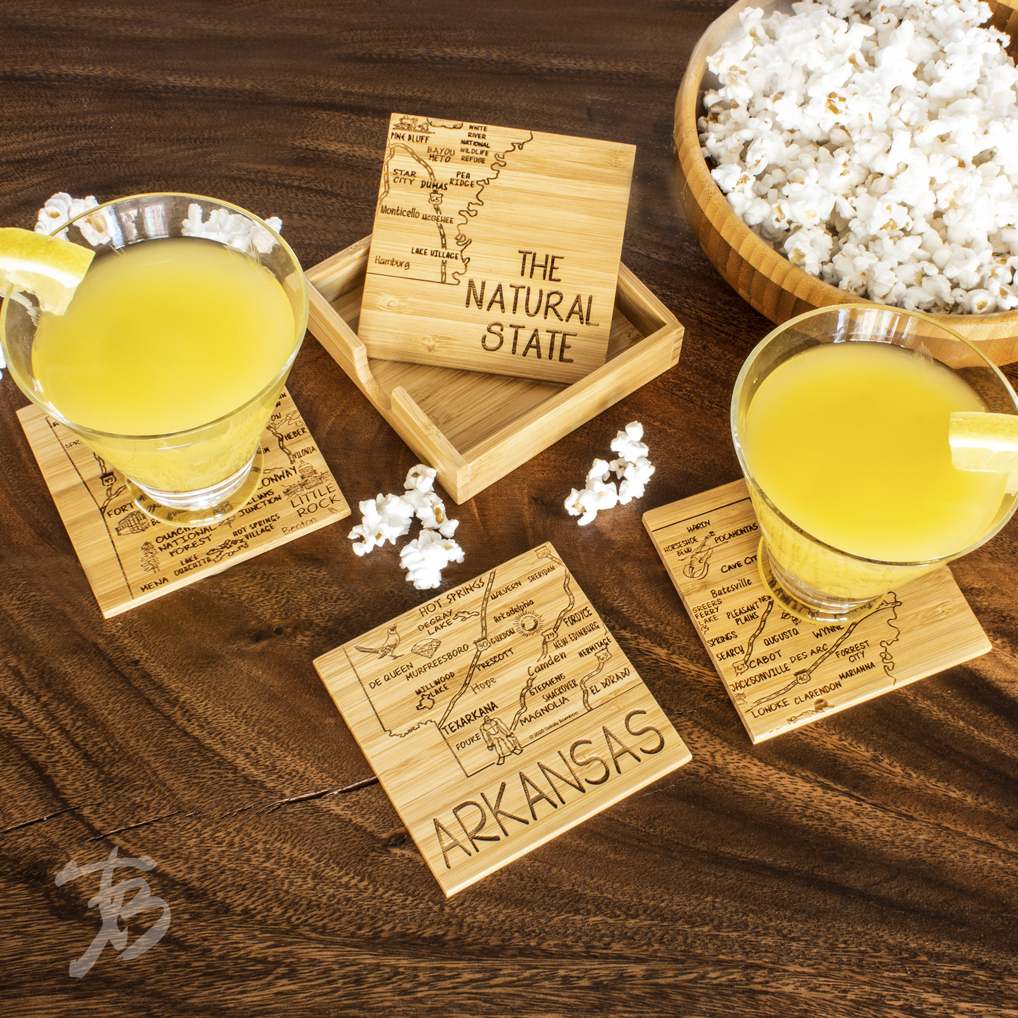 Arkansas Puzzle Coaster Set 11