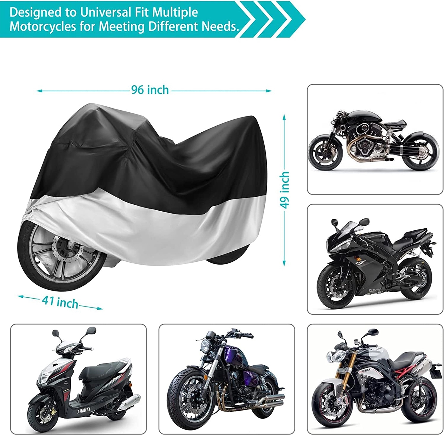 Waterproof Sun Motorcycle Cover 7
