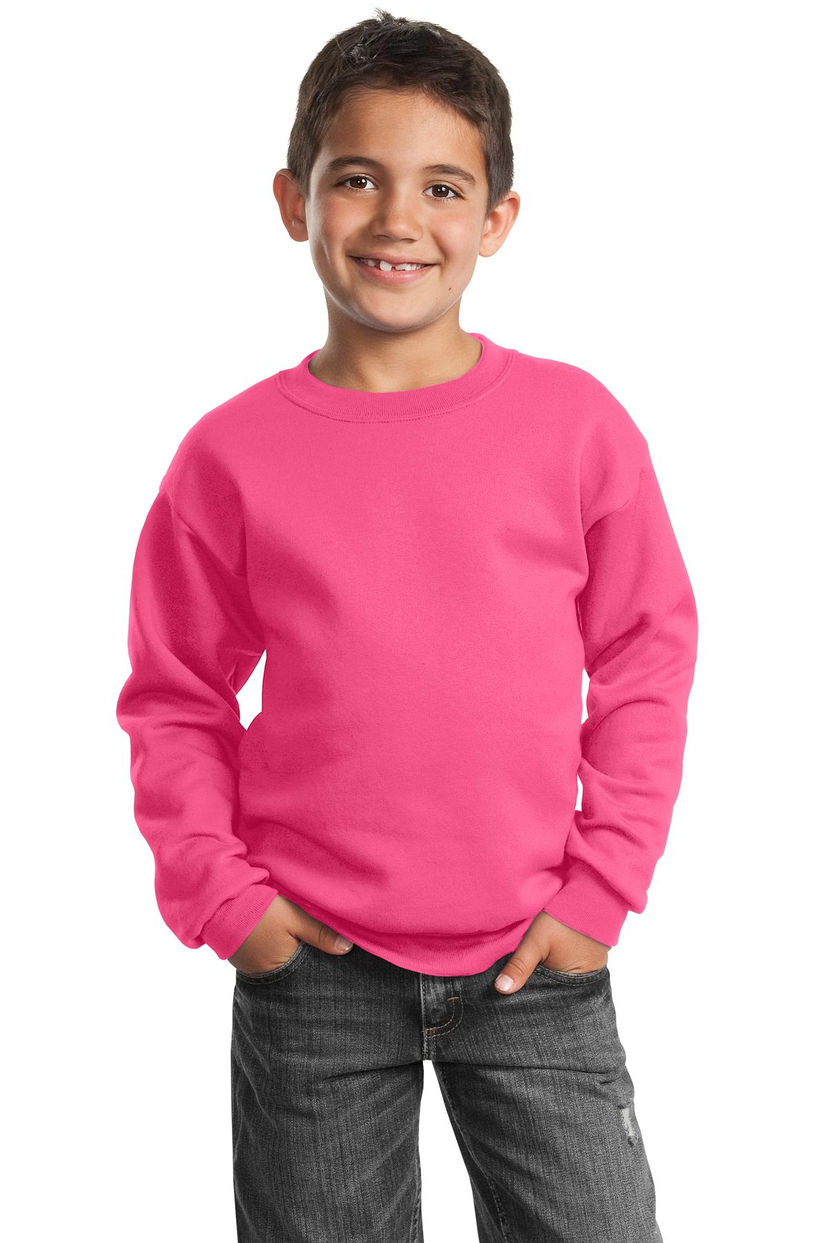 Port & Company® Youth Core Fleece Crewneck Sweatshirt 43