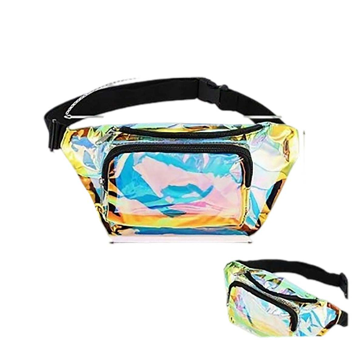 Waterproof PVC Waist Bag with Zipper Pockets 12