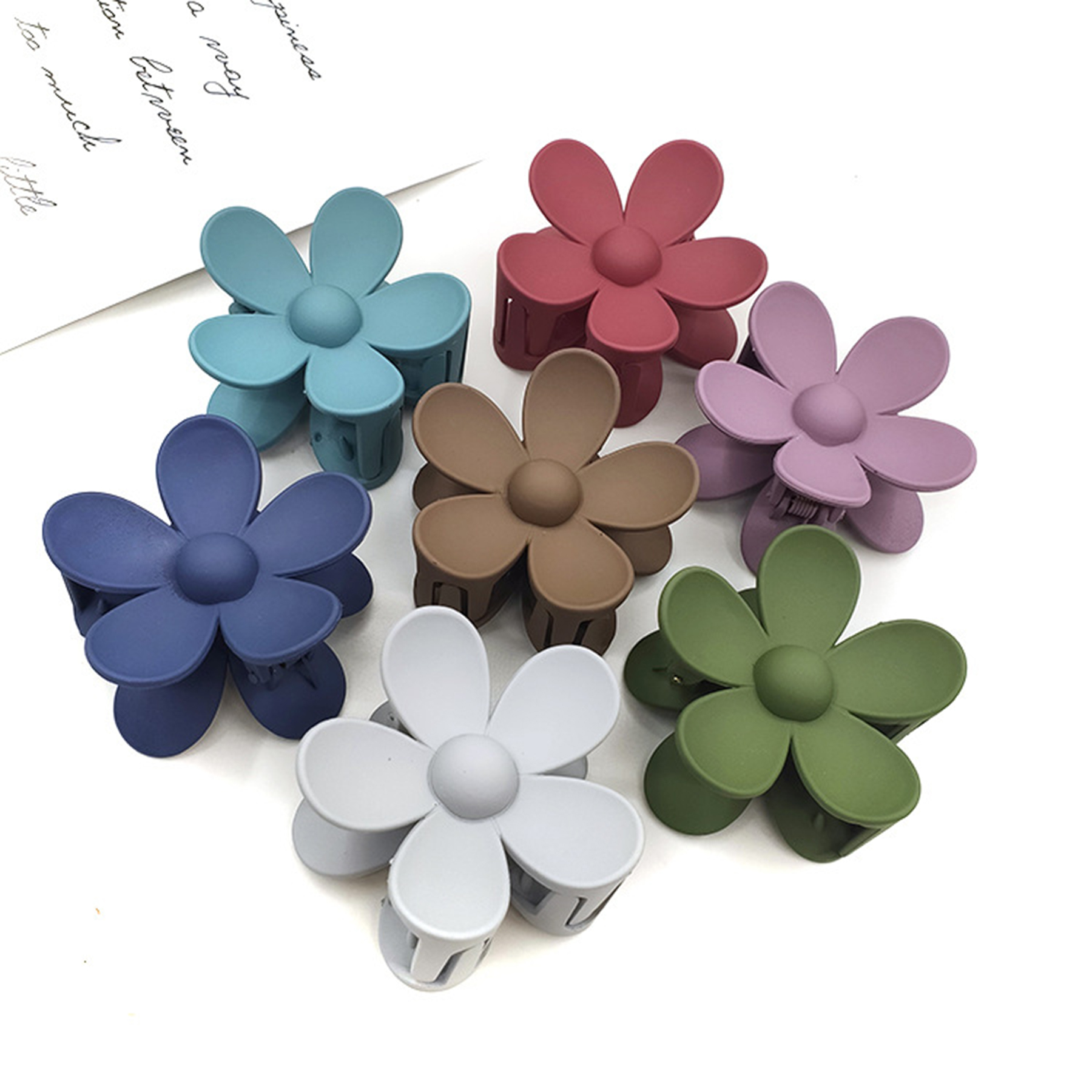 Large Flower Hair Clips 4