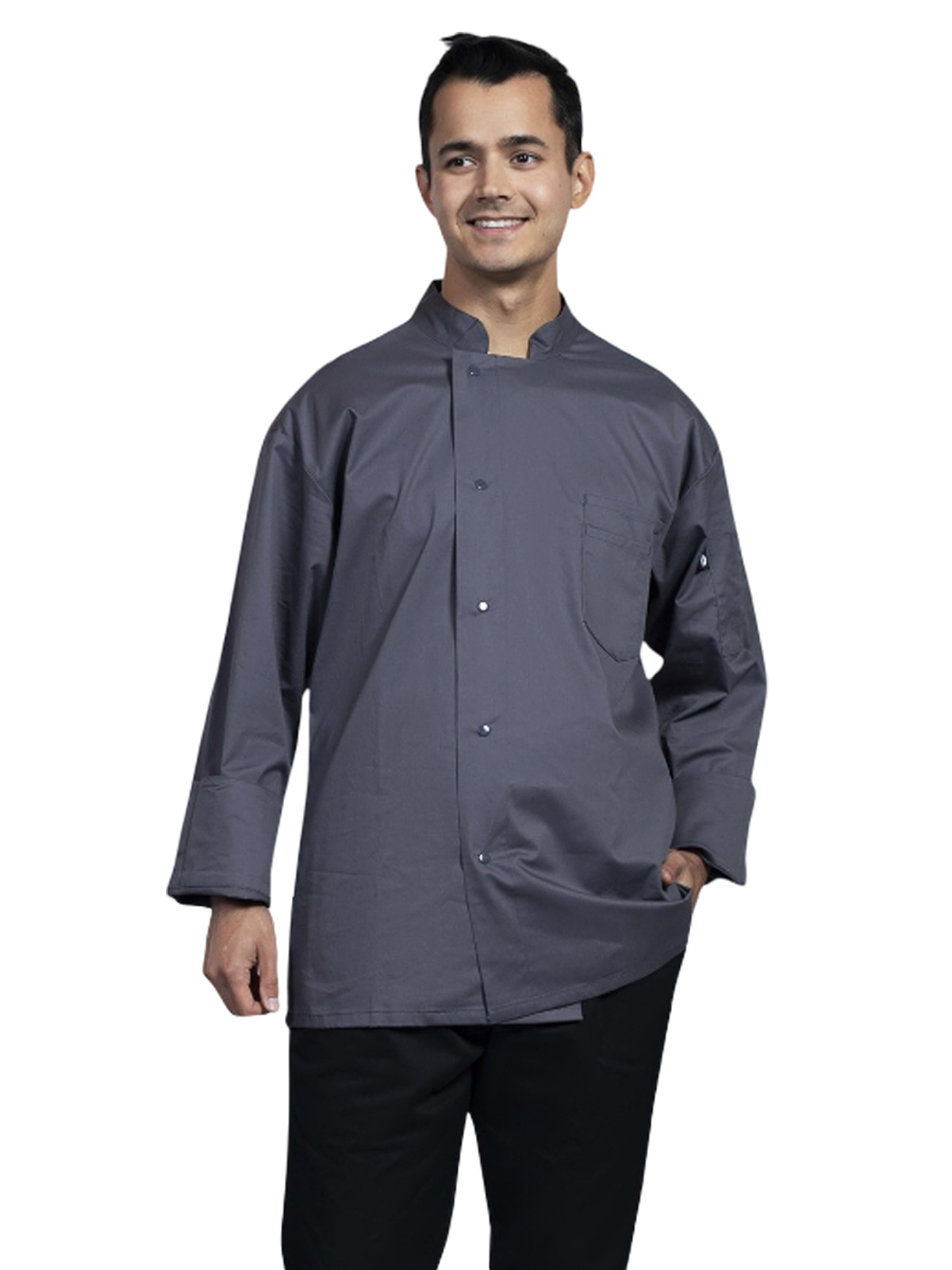 Uncommon Chef - Lycra - Unisex 2-Pocket Genoa Chef Coat 4
