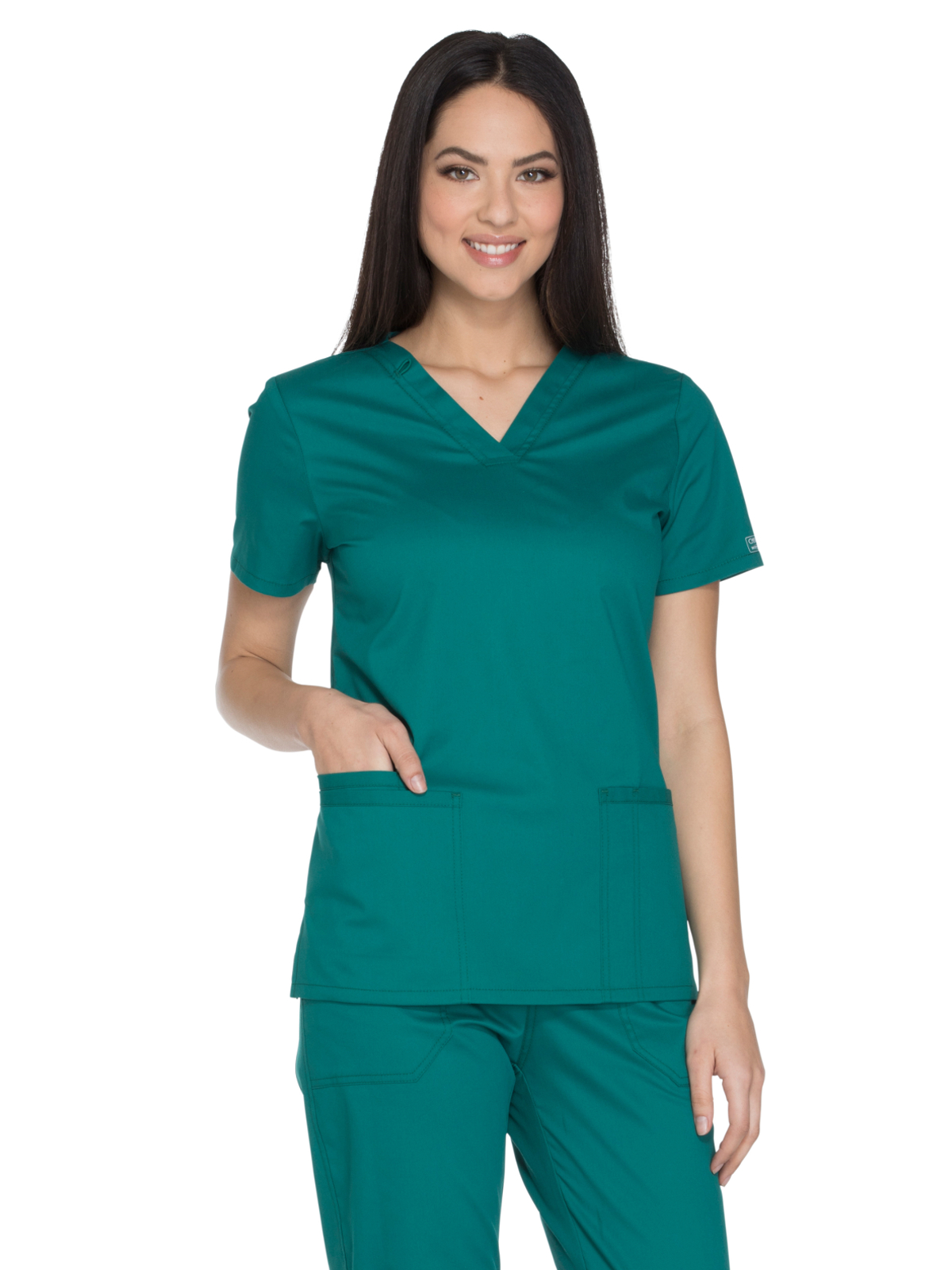 Cherokee - Workwear Core Stretch - Women's V-Neck Top 32