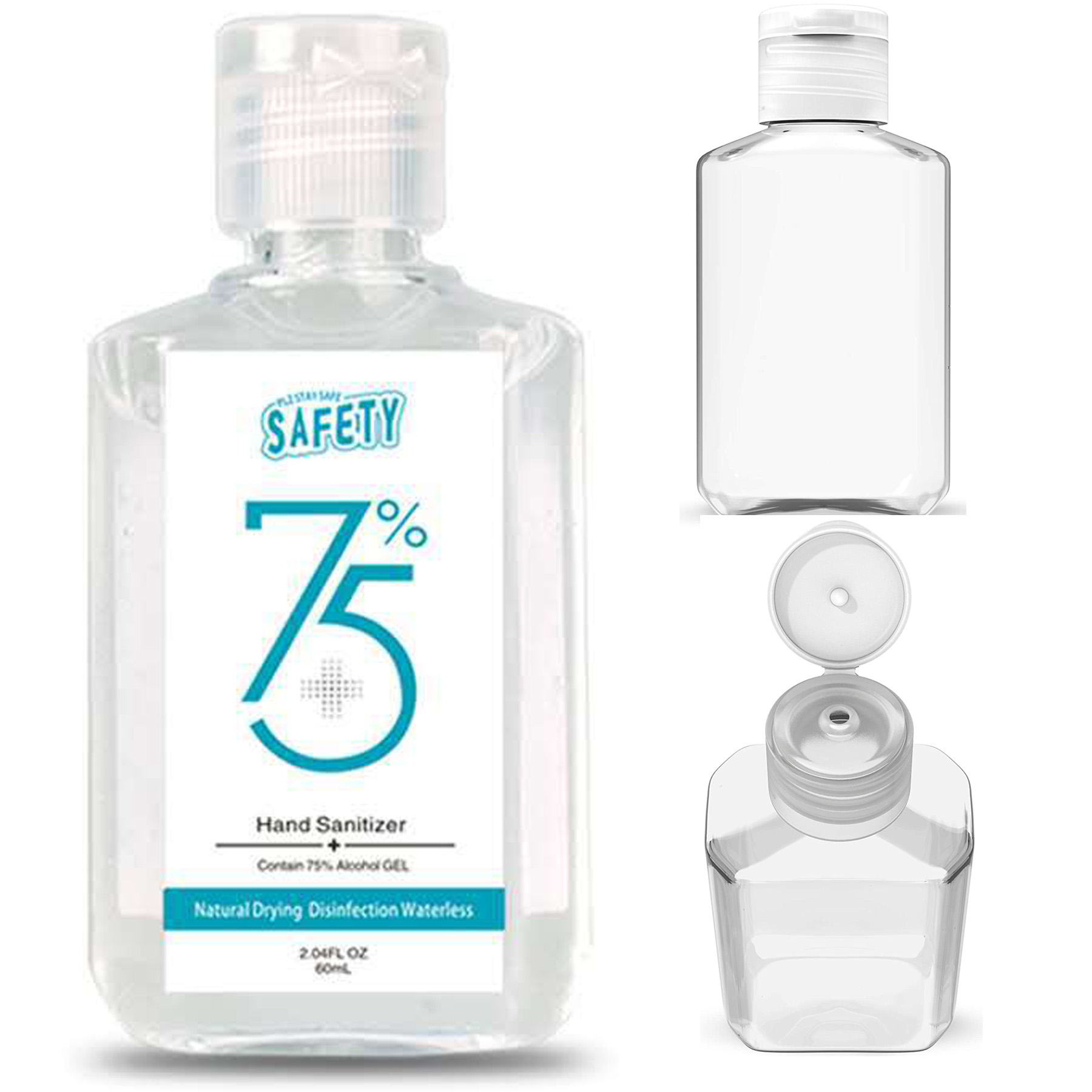 2 oz. 75% Alcohol Hand Sanitizer Gel 1