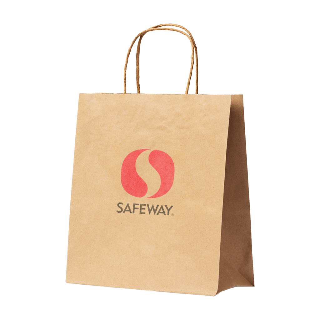 150g Kraft Paper bag with full color imprint on all sides (8.25*10.5*4") 2
