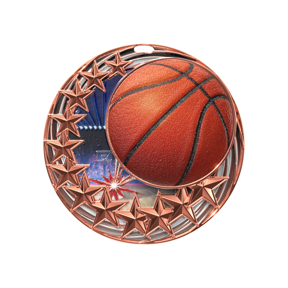 Star Blast Medal - Basketball 5