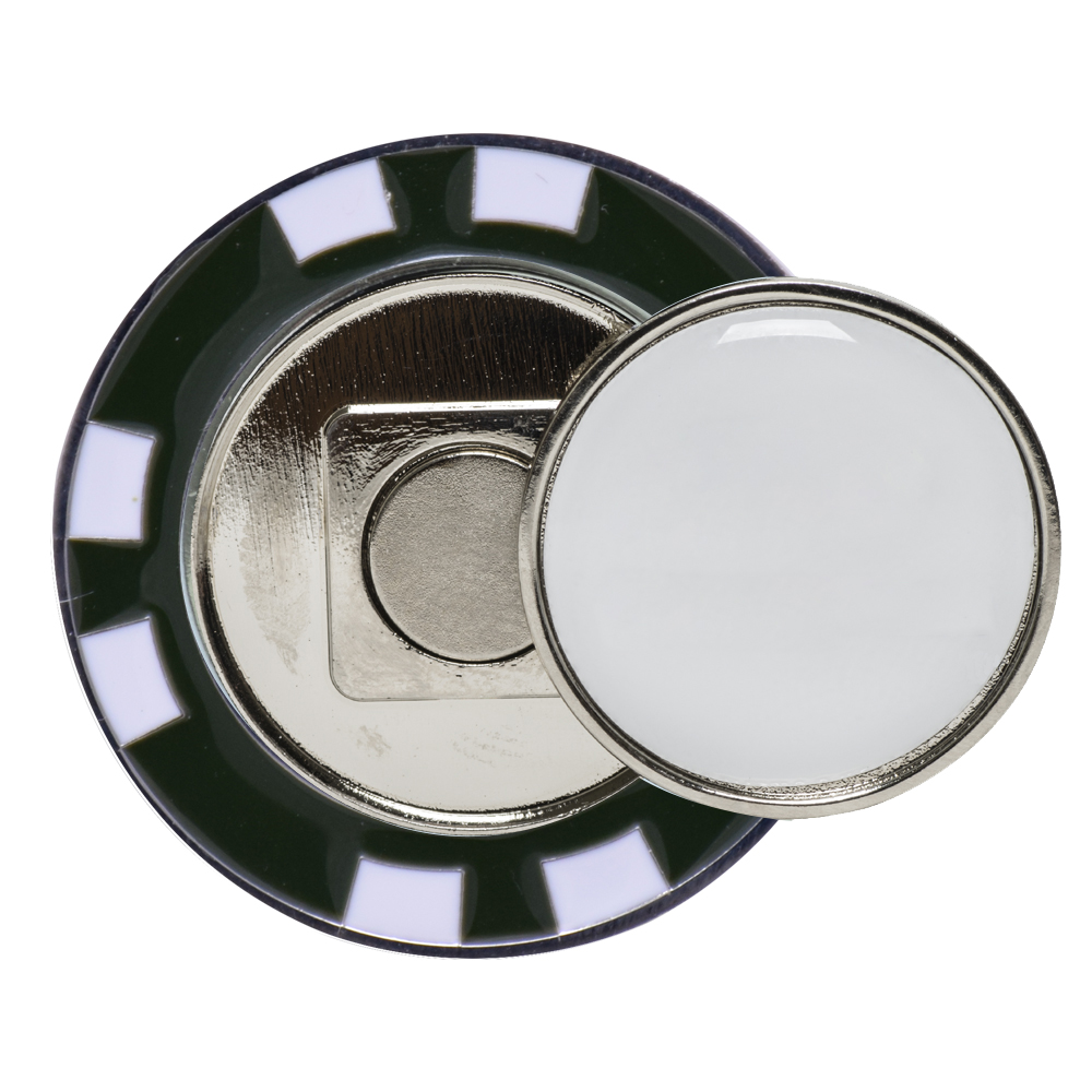 Metal Poker Chip with Removable Ball Marker 14
