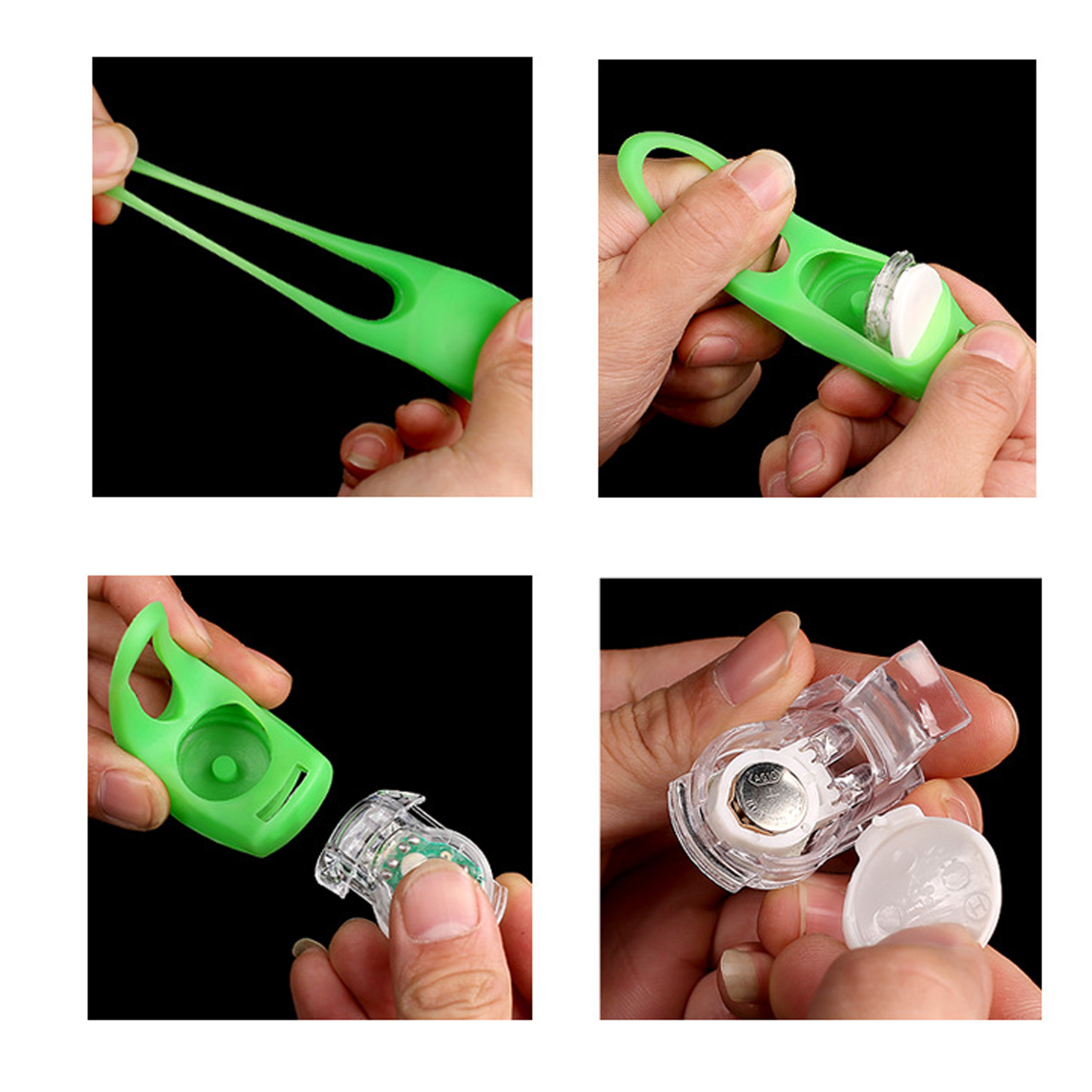 Silicone Safety LED Flash Bike Light MOQ 100PCS 1