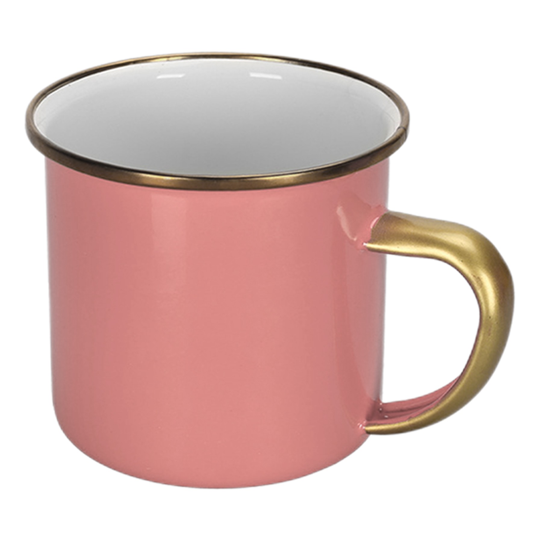 12 Oz Rimmed Enamel Campfire Mug 2