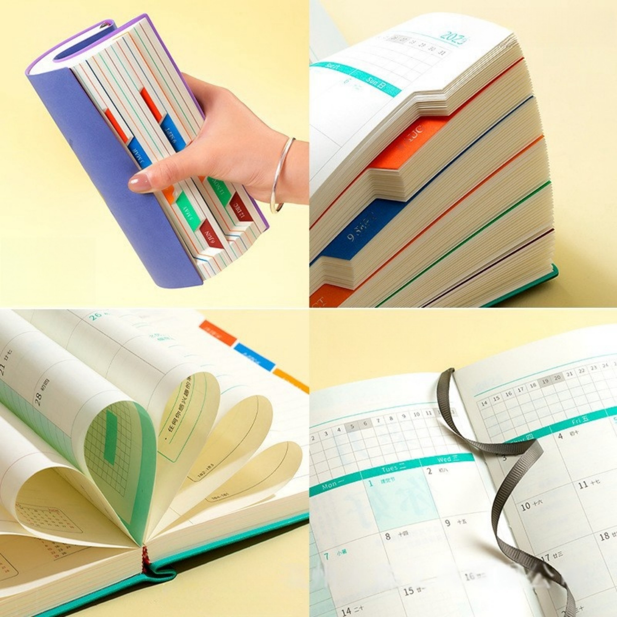 2025 Jan - Dec 5.8" x 8.4" A5 Daily Planner 4