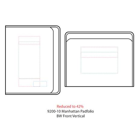 FSC® Mix Manhattan Zippered Padfolio 4
