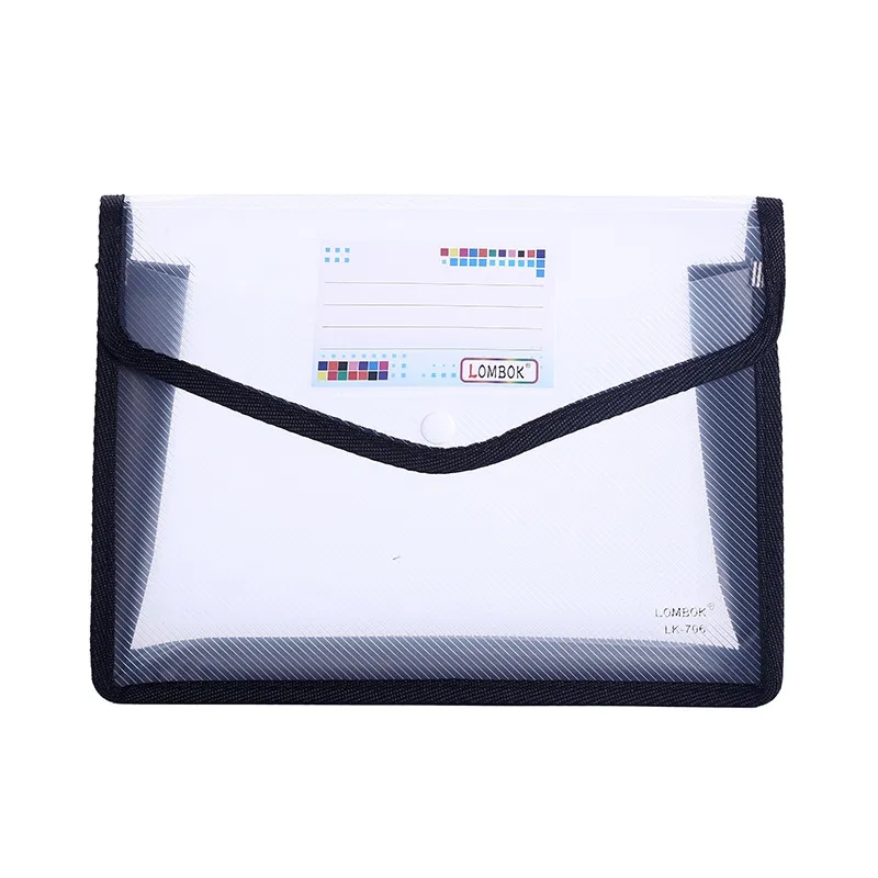 A4 Size Document Storage Bag with Snap Button 10