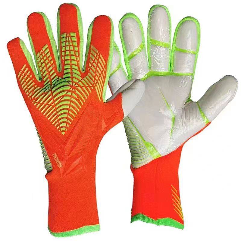 Adult and children's latex football goalkeeper gloves 2