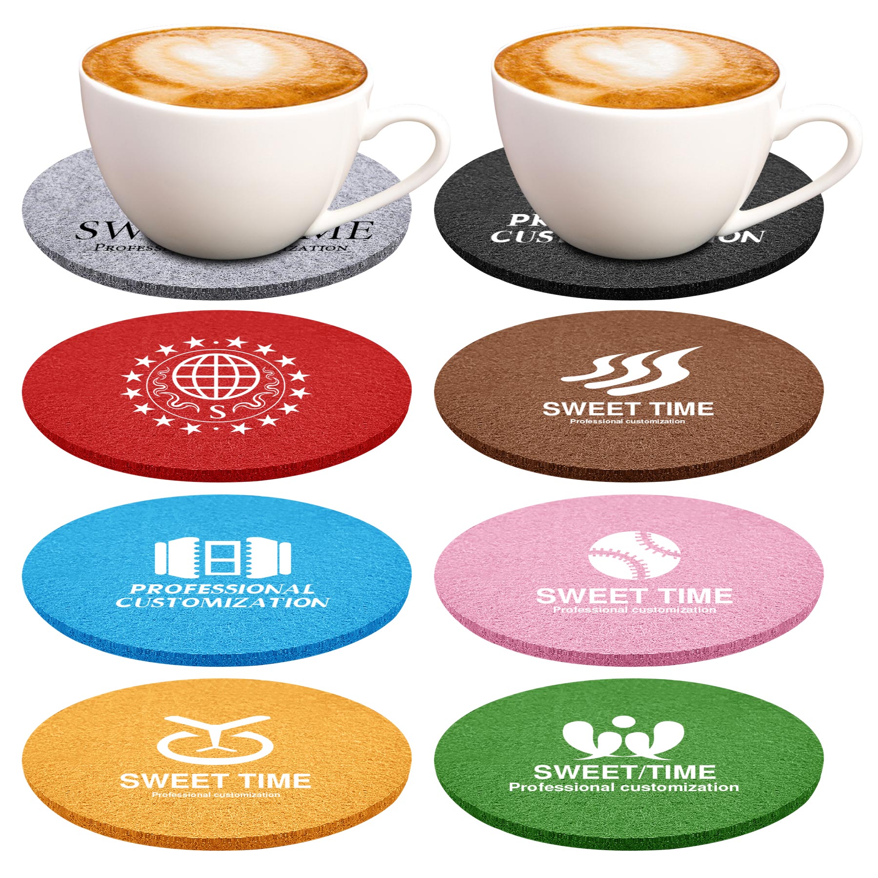 Absorbent Felt Coaster 2