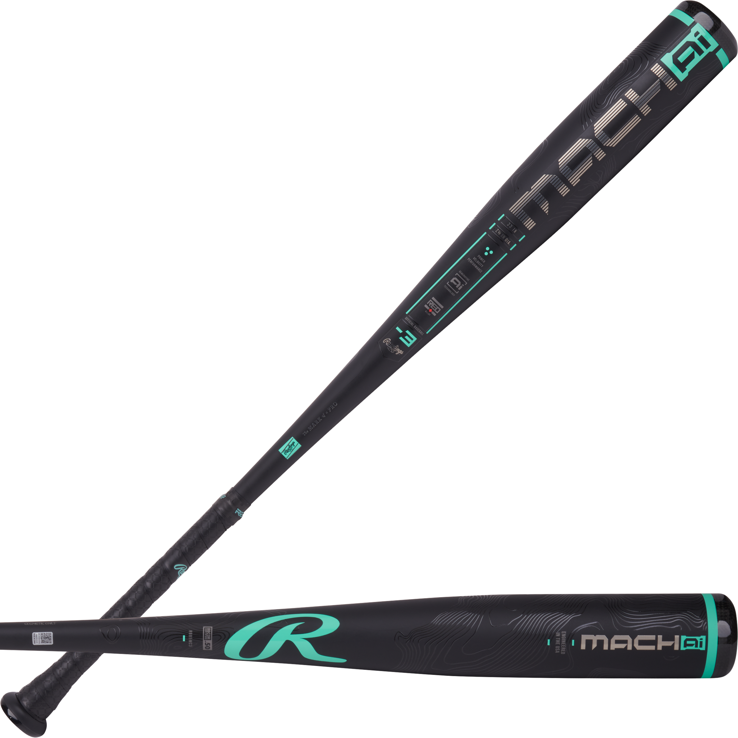 Rawlings Mach BBCOR Bat, -3 2