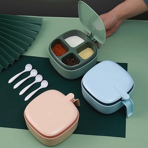 4 Compartment Salt Storage Box With Lid 6