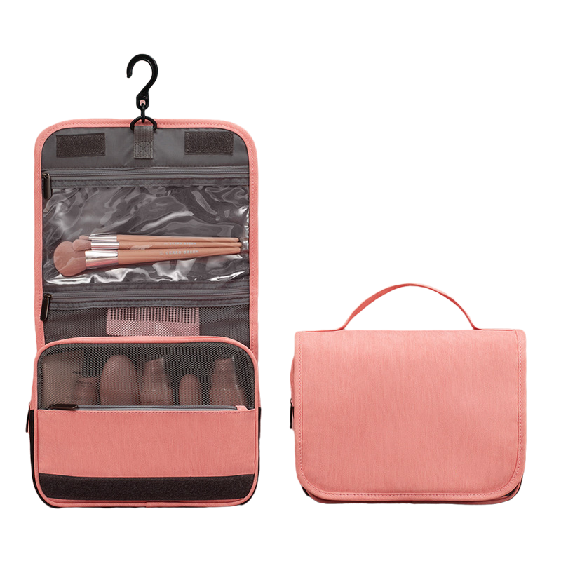 PU Hanging Travel Toiletry Bag & Makeup Cosmetic Organizer 3