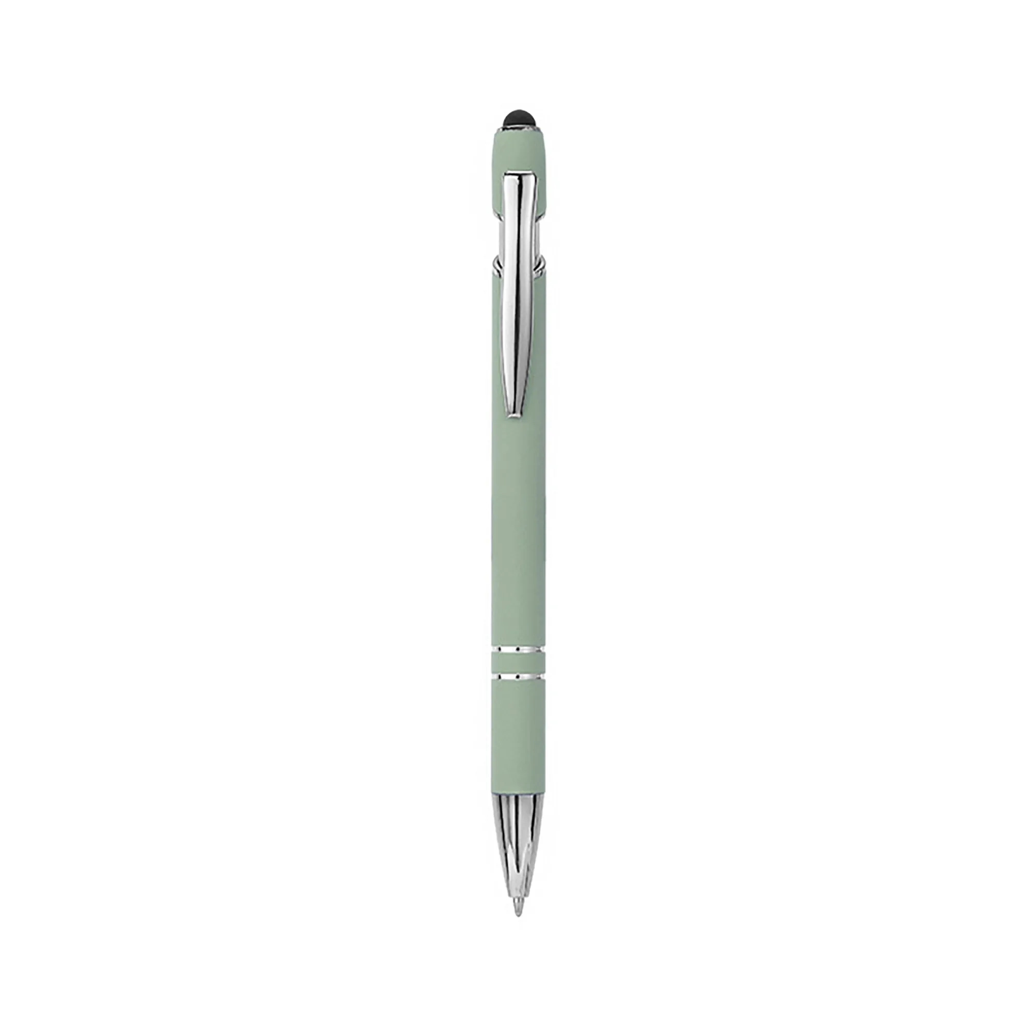 Colorful Metal Click Pen with Stylus and Twist Cap 12