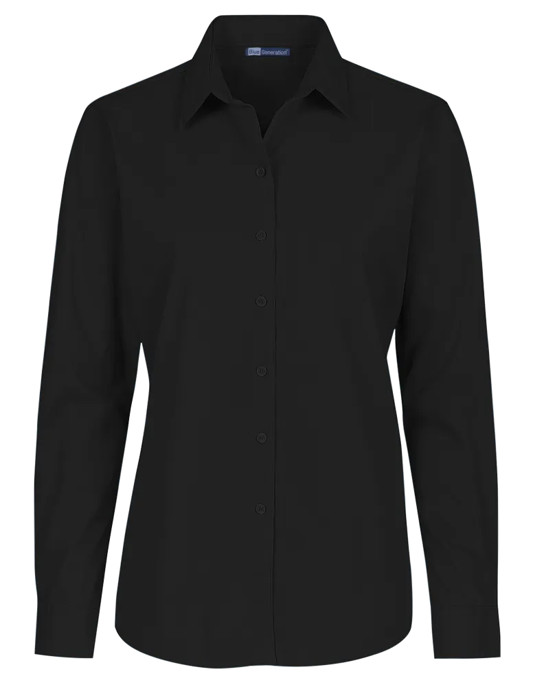 Ladies' L/S Value Poplin Shirt 36
